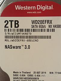 Hard Disk WD Red 2TB ricambio