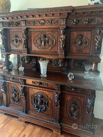 Sala da pranzo stile rinascimento