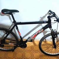 bici in alluminio ammortizzata 26 