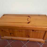 Panca in pino portalegna