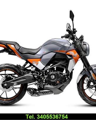 Naked 125cc - 5 marce colori arancio - rosso 2025