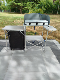 Mobiletto cucina Brunner più fuochi