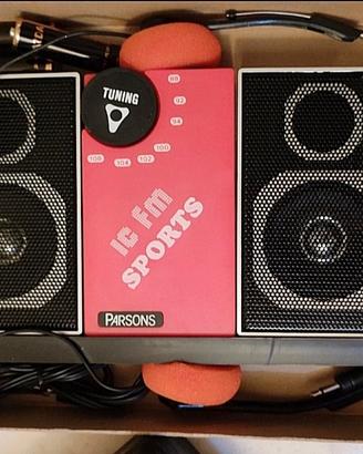 Radio vintage IC FM Sports Parsons – anni 2000
