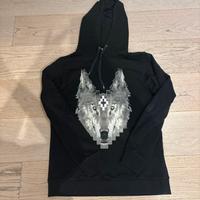 Felpa Marcelo Burlon nera con lupo ORIGINALE