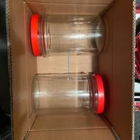 Vaso Contenitore Barattolo in Vetro