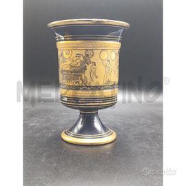 VASO GRECIA BLU E DORATO