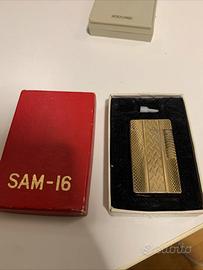 Accendino vintage sam-16 con scatola e adattatore