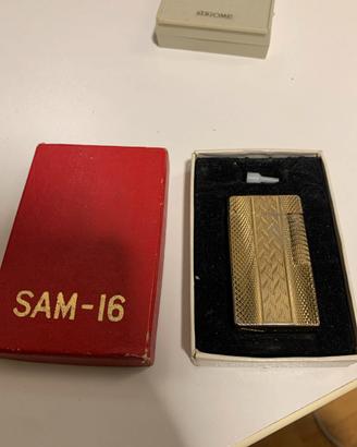 Accendino vintage sam-16 con scatola e adattatore