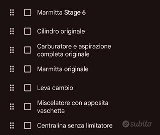 Ricambi AM6 Euro  - Stage 6 Pro Replica + Centr