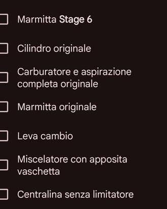 Ricambi AM6 Euro  - Stage 6 Pro Replica + Centr