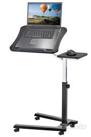 Tavolino per laptop su ruote