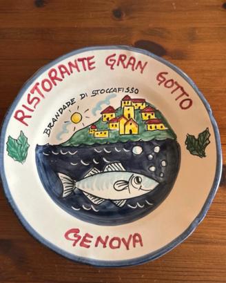 Piatto del buon ricordo Genova