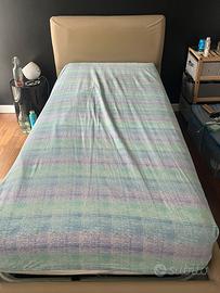 Letto singolo con cassone reti ortopedica