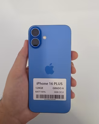 iPhone 16 Plus 128GB Blu