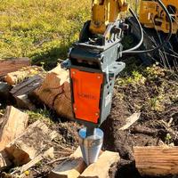 Spaccalegna a vite per miniescavatore