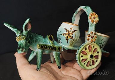 Acabbo Amalfi – Asino con carretto ceramica
