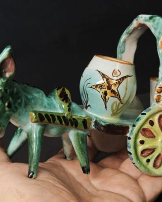 Acabbo Amalfi – Asino con carretto ceramica