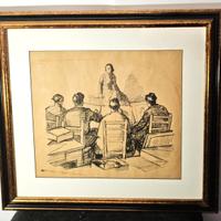 Disegno a matita - Firmato Francesco Galante '70