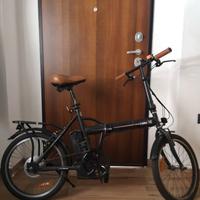 Mini bike pedalata assistita pieghevole Vintage