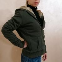 Felpa imbottita donna