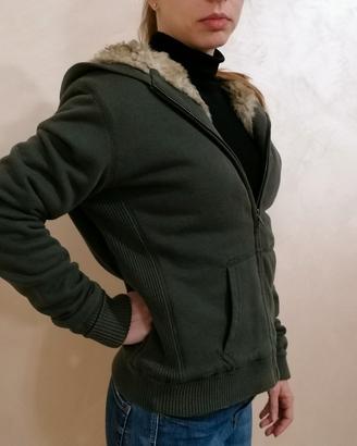 Felpa imbottita donna