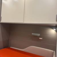 Ponte cameretta ante scorrevoli con letto