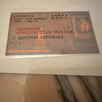 Biglietto finale coppa UEFA juventus-Bilbao 1977
