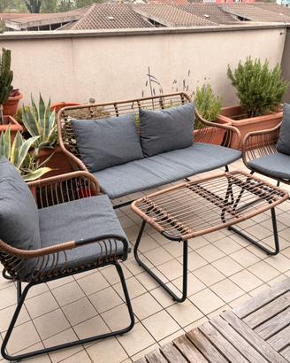 Set salotto da giardino