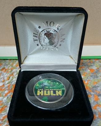 Moneta commemorativa da mezzo dollaro Marvel Hulk