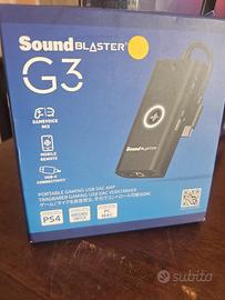 Sound Blaster G3 amplificatore audio per ps5/pc
