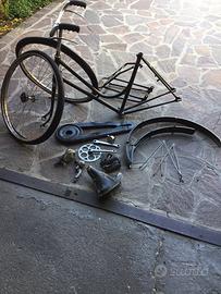 Telaio e ricambi originali bici Bianchi vintage