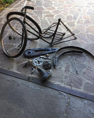 Telaio e ricambi originali bici Bianchi vintage