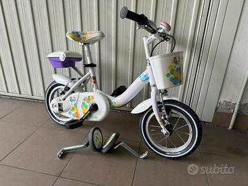 BICICLETTA BAMBINA ORIGINALE BOTTECCHIACON ROTELLE
