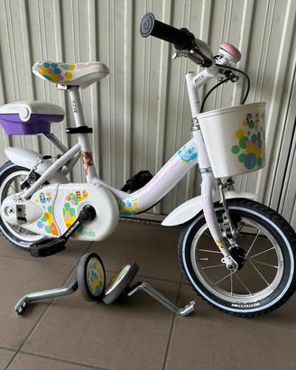 BICICLETTA BAMBINA ORIGINALE BOTTECCHIACON ROTELLE