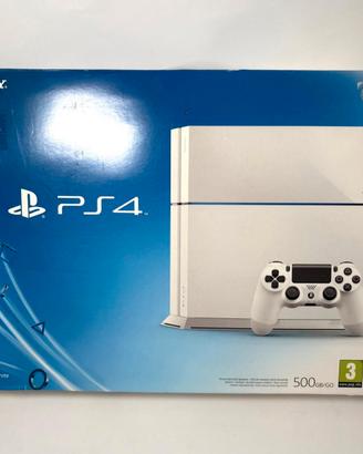 Sony PlayStation 4 Bianca 500GB con Box