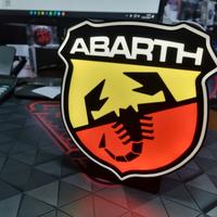 Lampada led logo Abarth 