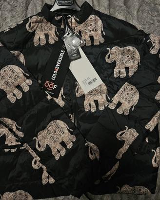 Giacca Piumino Reversibile OOF Wear Elefanti 