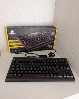 Corsair K63 Cherry Mx red switches