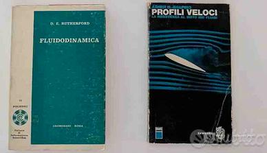 2 Libri Aeronautica Fluidodinamica per Irma