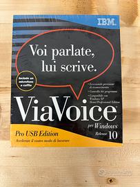 IBM ViaVoice Pro USB Edition nuovo sigillato