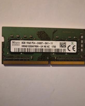 RAM 8GB DDR4 2400MHz SO-DIMM