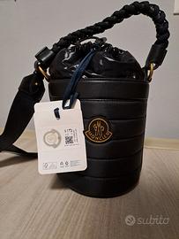 Borsa Moncler a secchiello Kaleah nera