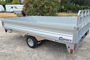 CARRELLO RIMORCHIO CRESCI PT15L BASCULANTE CON RAM