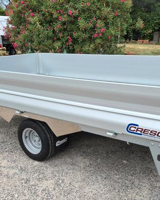 CARRELLO RIMORCHIO CRESCI PT15L BASCULANTE CON RAM