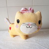 Peluche bambola giocattolo Gatto Gattino Happy