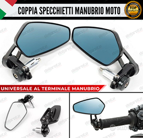 Specchietti bar end moto scooter atv quad bici