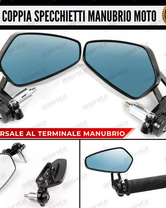 Specchietti bar end moto scooter atv quad bici