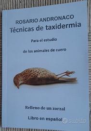 Libro Spagnolo cuero, relle relleno de un zorzal