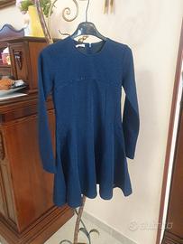 Liu jo Abito 12 anni blu laminato