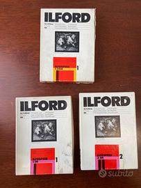 3 pacchi Carta Ilford 13x18 Ilfospeed 5x7 inch